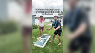 #cornhole