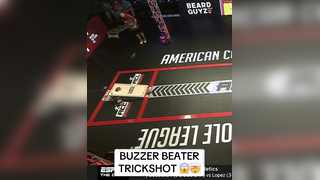 WITH NO TIME LEFT #TheOcho #Cornhole #trickshot #buzzerbeater