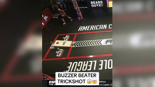 WITH NO TIME LEFT #TheOcho #Cornhole #trickshot #buzzerbeater
