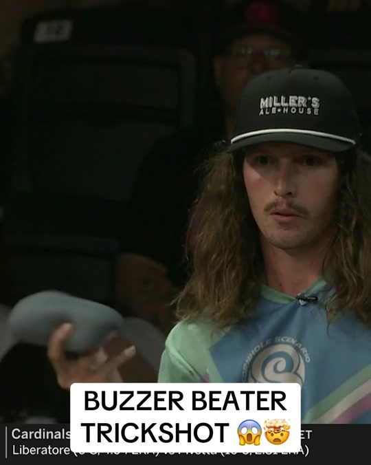 WITH NO TIME LEFT #TheOcho #Cornhole #trickshot #buzzerbeater