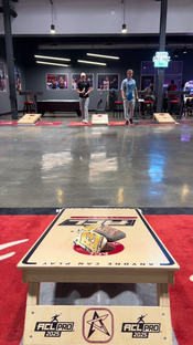 Sometimes you just need a little extra push @lukejbryant #cornhole #r...