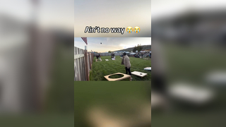 Not on mega cornhole board (adrianmcollins/IG) #cornhole #backyard...