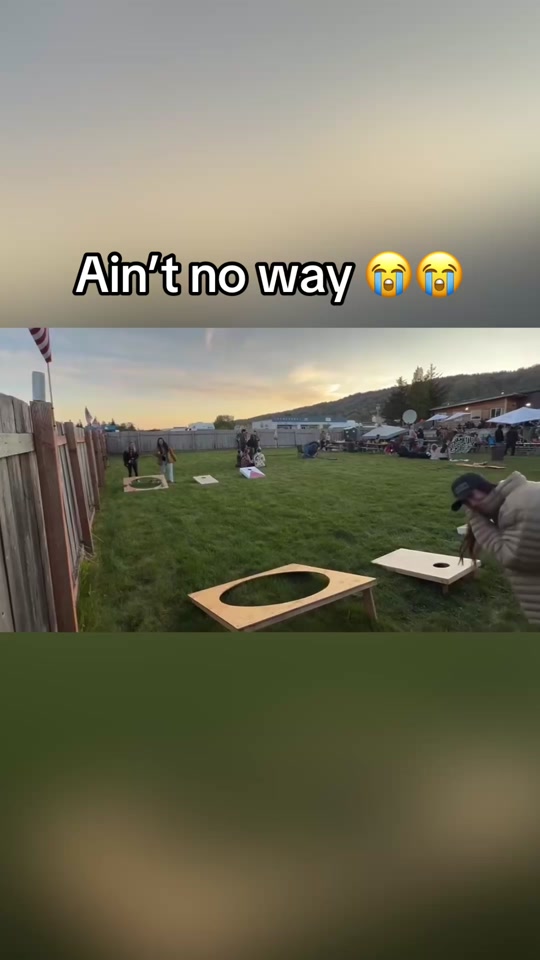 Not on mega cornhole board (adrianmcollins/IG) #cornhole #backyard...