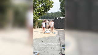 Humbling his sisters one shot at a time. #tiktok #lakeoftheozarks #lo...