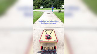 #americancornhholeleague #4bagger #throwlucky #cornhole