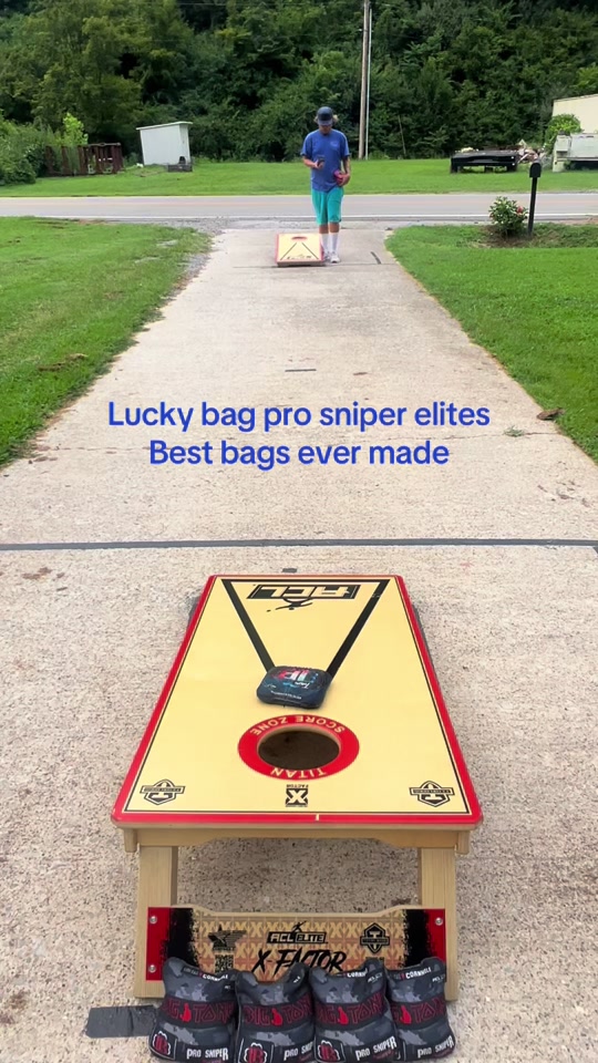 #americancornhholeleague #4bagger #throwlucky #cornhole