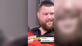 THE GREATEST LEG OF ALL TIME! #ninedarter #darts #MvG #Smith