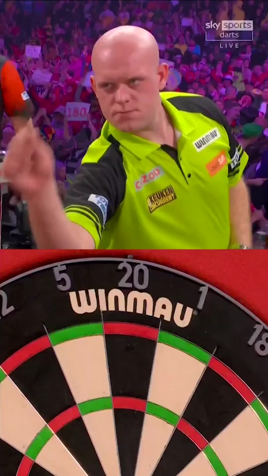 THE GREATEST LEG OF ALL TIME! #ninedarter #darts #MvG #Smith
