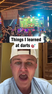 DARTS IS ABSOLUTELY ELECTRIC Do NOT make fun of something until you...