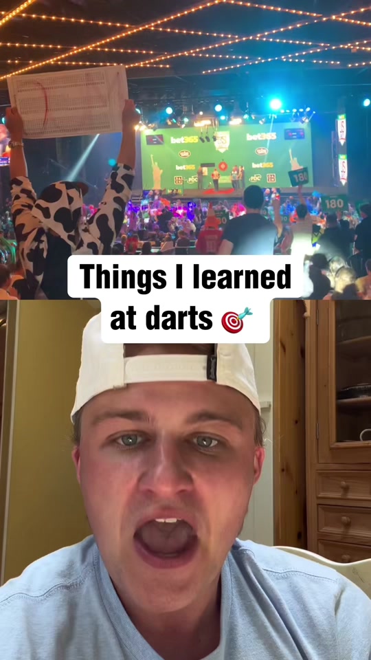 DARTS IS ABSOLUTELY ELECTRIC Do NOT make fun of something until you...
