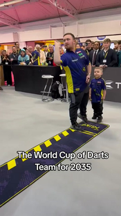 Luke Littler and Luke even Littler #lukelittler #worldchampion #dar...