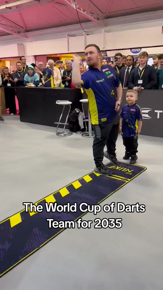 Luke Littler and Luke even Littler #lukelittler #worldchampion #dar...