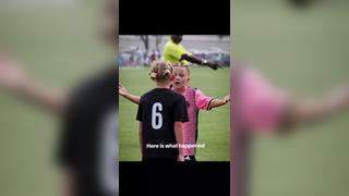 Don't be a dirty player. #youthsoccer #soccertiktok #soccer #girlsso...