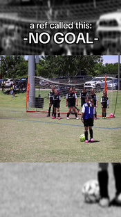 Don’t blame the refs. The ref: #futbolfemenino #futbol #youthsoccer #...