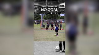 Don’t blame the refs. The ref: #futbolfemenino #futbol #youthsoccer #...