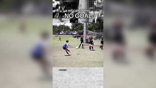 Don’t blame the refs. The ref: #futbolfemenino #futbol #youthsoccer #...