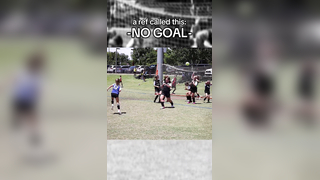 Don’t blame the refs. The ref: #futbolfemenino #futbol #youthsoccer #...