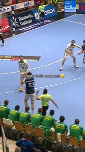 That’s a shot fake in perfection #daikinhbl #hbl #handball