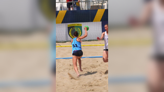 She came to say goodbye #handball #ebtfinals #beachhandball #ehf