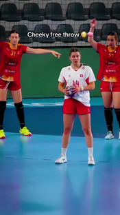 Tactic on point #handball #håndbold #yac #ehfeuro