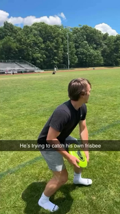 Bro has a future in ultimate frisbee (f*ckjerry/IG) #sports #playmaker