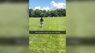 Bro has a future in ultimate frisbee (f*ckjerry/IG) #sports #playmaker