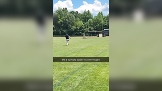 Bro has a future in ultimate frisbee (f*ckjerry/IG) #sports #playmaker