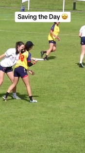 That was a close one (via @Ultiworld) #frisbee #sports #catch #divi...