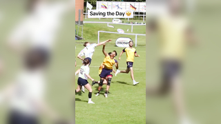 That was a close one (via @Ultiworld) #frisbee #sports #catch #divi...