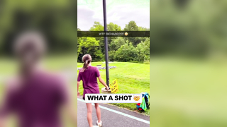 Light work ‍ (Via queencitydisc/IG) #discgolf #frisbeegolf #frisbee...