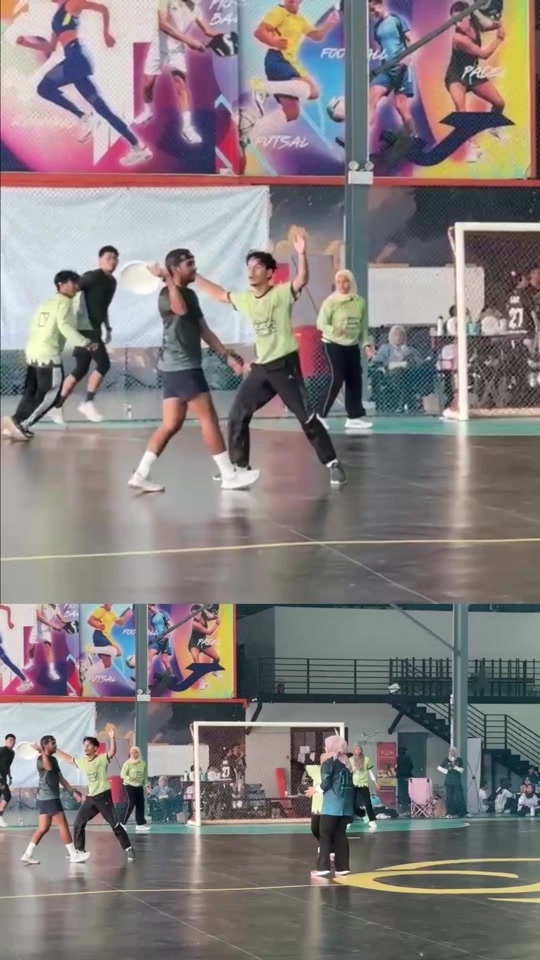 Did it touch or is airbounce actually back? ‍ #ultitudefrisbee #ul...