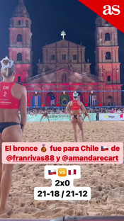 ¡GIGANTES! 🇨🇱 Francisca Rivas y Amanda Recart lograron medalla de br...