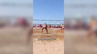 @Rayaa played some beach volleyball yesterday #volleyball #beachvo...