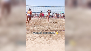 @Rayaa played some beach volleyball yesterday #volleyball #beachvo...