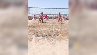 @Rayaa played some beach volleyball yesterday #volleyball #beachvo...