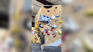 Never let them know your next move ? #bouldering #dyno #movement #...