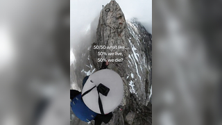 Bro, is this safe? #konigsjodler #viaferrata #ferrata #kletterstei...