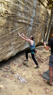 full flash send on Annie the Annihilator 5.10C on the Indy Wall in Re...