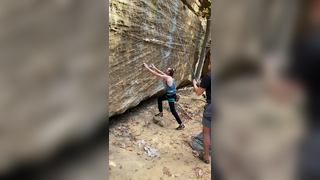 full flash send on Annie the Annihilator 5.10C on the Indy Wall in Re...