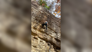 full flash send on Annie the Annihilator 5.10C on the Indy Wall in Re...