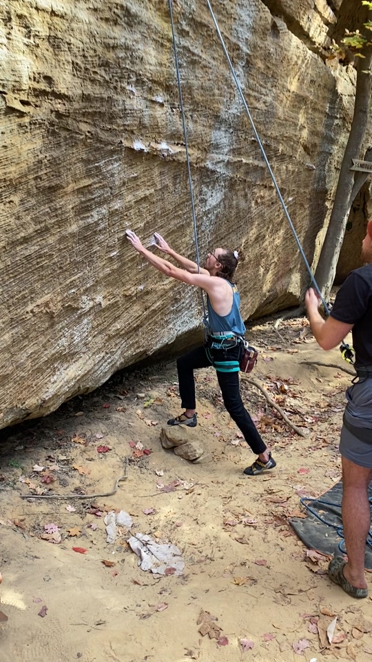 full flash send on Annie the Annihilator 5.10C on the Indy Wall in Re...
