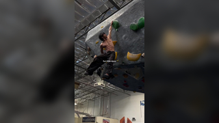 i prefer this over a static route #climbing #climbtok #climbingtikto...