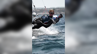 Dialed in @worldsailing #olympicsailing #470sailing #sailing #spain...