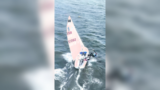 i420s in their planing era #i420sailing #sailing #teamusa #rhodeisl...
