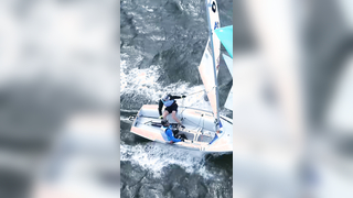 i420s in their planing era #i420sailing #sailing #teamusa #rhodeisl...