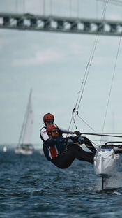 Nacra 17 training ahead of the World Championships 🇺🇸 #olympics #sai...