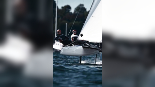 Nacra 17 training ahead of the World Championships ?? #olympics #sai...