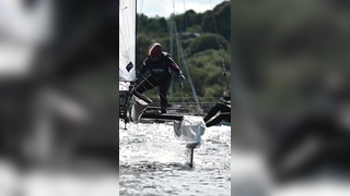 Nacra 17 training ahead of the World Championships ?? #olympics #sai...
