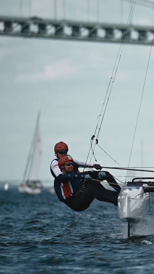 Nacra 17 training ahead of the World Championships 🇺🇸 #olympics #sai...
