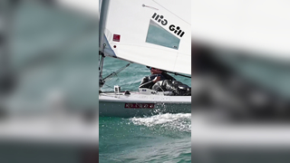 Down for the ride #sailing #miami #olympicsailing #teamusa #lasersa...